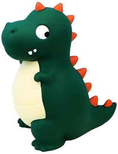 Kinderspaarvarkentje met dinosaurusmotief - Stevig en duurzaam spaarvarkentje voor kinderen - Geschikt voor jongens en meisjes - Gemaakt van veilig plastic - Kan gebruikt worden als decoratie, speelgoed of cadeau - 20,5*18*11,5 cm -Groen