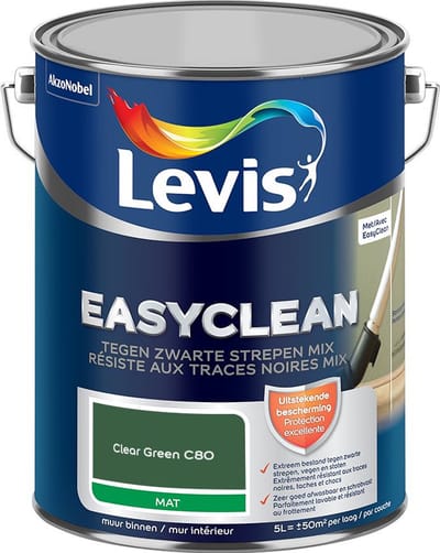 Levis - Easyclean Tegen Zwarte Strepen Mix - Clear Green C80 - Mengverf - 5 L