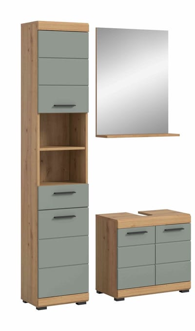 Scout badkamercombinatie salie MDF TZ Artisan eiken NB - 34x112x191cm