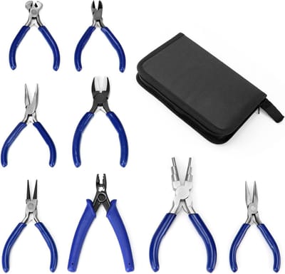 8-delige Set Sieraden Tangen voor Beginners en Professionals met Opbergtas - Perfect voor Sieraden Maken en Repareren