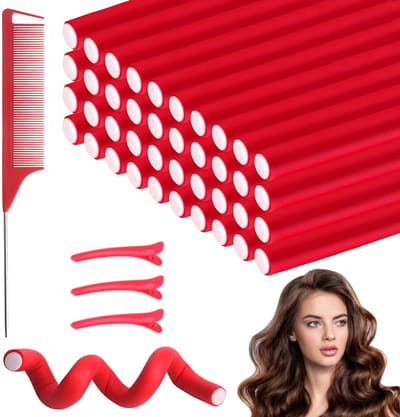 Krulspelden Set - Haarrollers - Heatless Curls - Kleefrollers