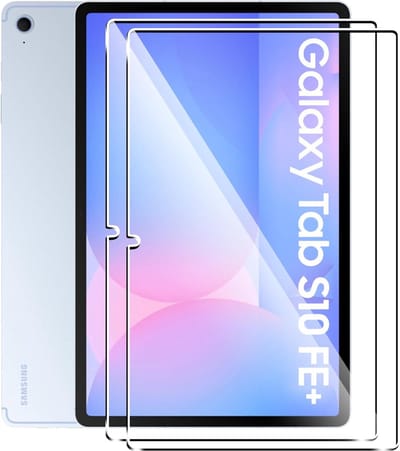 Casemania Glas Geschikt voor Samsung Galaxy Tab S10 FE Plus - Screenprotector Glas Gehard - Tempered Glass - Volledige Bescherming - 2 Stuks