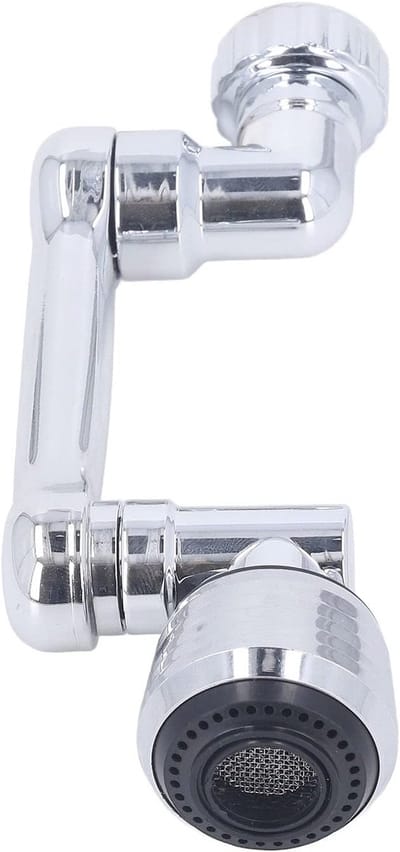 Kraanverlengstuk 1080° Draaiend - Multifunctioneel - 2 Wateruitstroomstanden - Ideaal voor Keuken en Badkamer - ShopVlot