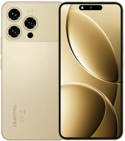 OUKITEL IP68 Smartphone – 6,7 Inch FHD+ AMOLED 120Hz Scherm – MediaTek Helio G100 – 5150mAh Accu 18W Opladen – 50MP Sony Camera – 8GB+512GB – NFC – Waterbestendig – Android 15