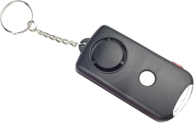 Persoonlijk Alarm - Veiligheidsalarm Noodalarm - Zelfverdediging - 130dB Geluid - 7x3.5cm - Zwart