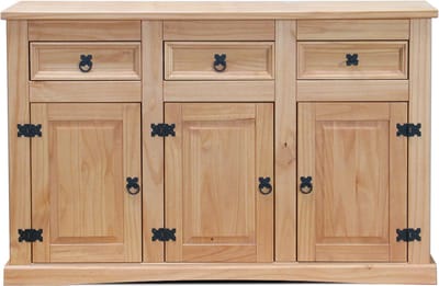 New Mexico  - Dressoir - 132 cm breed - Grenen