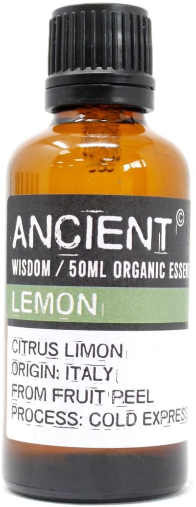 Biologische Etherische Olie Citroen - 50ml - Essentiële Oliën - Aromatherapie - Essentiële Citroenolie