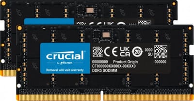 Crucial CT2K32G56C46S5 - Laptopgeheugen - DDR5 - 64GB - 2 x 32 GB - SODIMM - 5600MHz