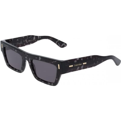 Lunettes de soleil unisexes Calvin Klein Ck25510s 223 Grey Tortoise/52-20-145 black