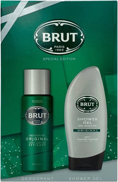 Brut Gift Set 200ml Deo & 250ml Shower Gel Original