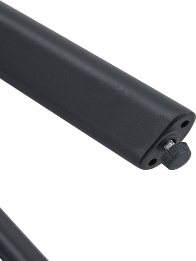HAUSS SPOLE Eetkamerstoel - Kuipstoel Met Armleuningen - Set Van 2 - Comfortabel En Onderhoudsvriendelijk - Voor Eetkamer En Bureau - Kunstleer Zwart