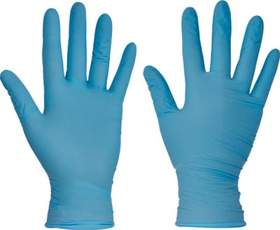 Cerva BARBARY wwhs.nitril pow (bx=100pc) 01090002 - Blauw - 8