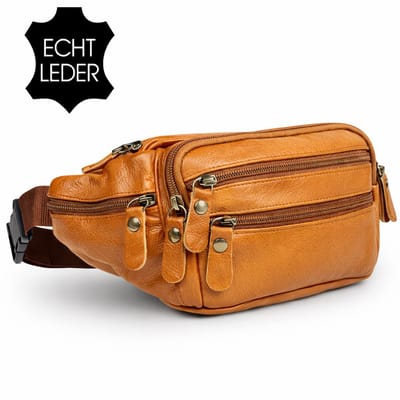 THL Design - Leren Heuptas Dames / Heren - Buideltasje - Fanny Pack - Festival, Reizen