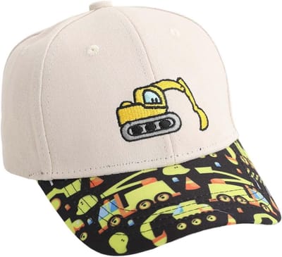 Kinder Pet Cap - Kinderpet Petten - Zomerse Bescherming - Cartoon Print - Verstelbaar - Blauw