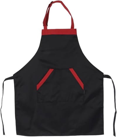 Multifunctionele Keuken Schort met Verstelbare Halsband en 2 Pocket voor Koken en Grillen