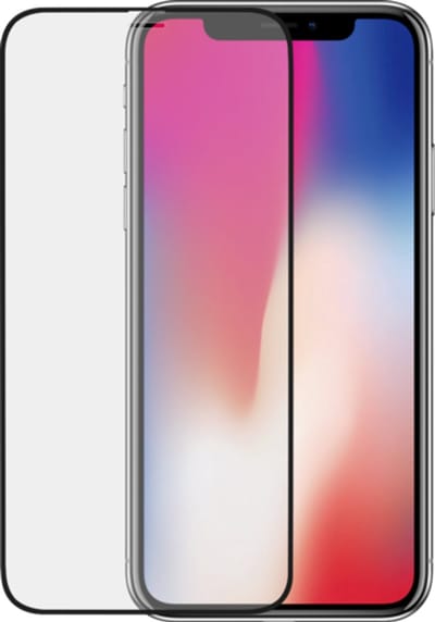 Azuri Tempered Glass FORTE - zwart frame - voor iPhone 11 Pro/Xs/X FG