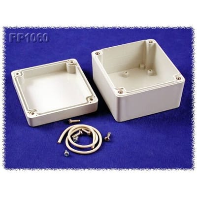 Hammond Electronics RP1060 Universele behuizing 85 x 80 x 55 Polycarbonaat Grijs 1 stuk(s)