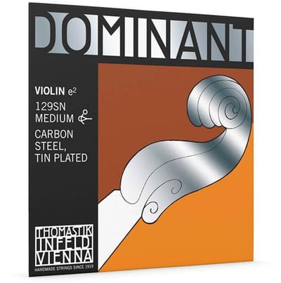 Thomastik Infeld TH-129SN violin string E-1 4/4 medium, carbon steel, tin plated, removable ball end