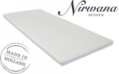 Nirwana Bedden Topdekmatras - Topper Nasa-Visco Traagschuim 180x200 c.a 7cm dik