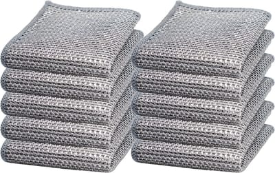 10 stuks vaatdoekjes van staaldraad - vaatdoekjes - nat & droog vaatdoekjes van staaldraad - vaatdoekjes van staaldraad - krasbestendige vaatdoekjes van staaldraad - herbruikbare vaatdoekjes van staaldraad - keukendoekjes - huishoudelijke vaatdoekjes
