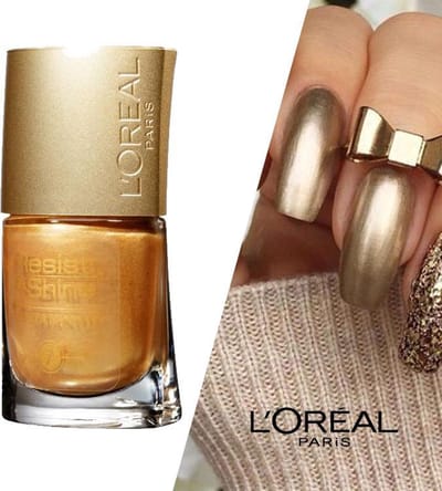 Loreal Resist&Shine Nagellak - 738 Goldmine