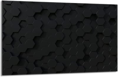 TMK ArtDeko Serie - Glazen Beschermplaat - 80x52 cm - Snijplank - Spatbescherming
