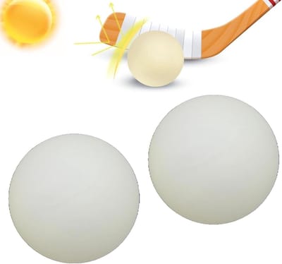 Hockey Pucks - Speelpuck Rubberen schijven - Sporttraining - In het donker lichtgevend - 2 stuks - Meerkleurig