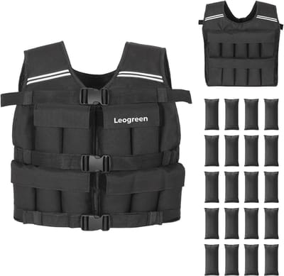 Verstelbaar Gewichtsvest 10 kg/20 kg voor Training en Hardlopen