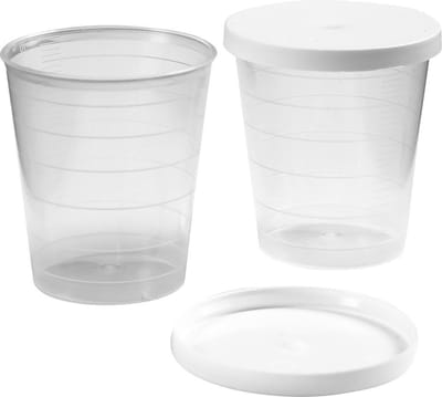 CC Bekertjes met deksel 30 ml 75 stuks