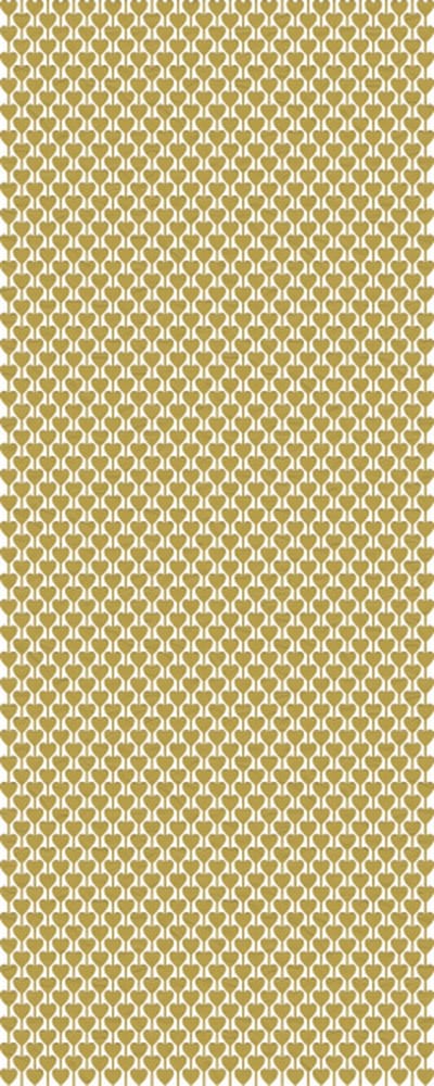 Amscan by Riethmuller - Riethmüller - Deurgordijn Folie Goud Harten - 2 x 1 m