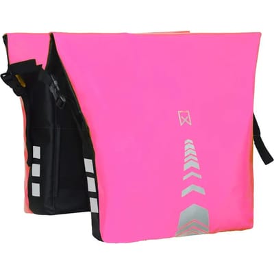 Willex Dubbele Fietstas - Sportief- Roze - 34L