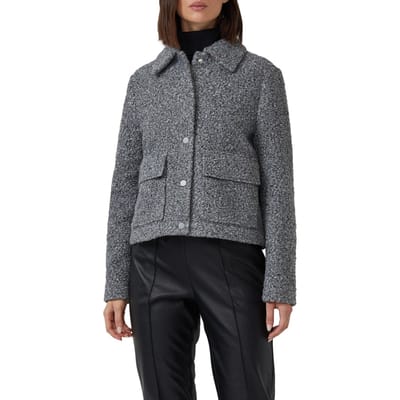 s.Oliver  Jacket Indoor Grey/black Größe: 44 | Cropped-Jacken Outlet | Damen | Grau