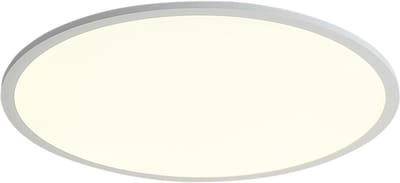 QAZQA knob - Moderne Dimbare LED paneel | Plafondlamp met Dimmer - 1 lichts - Ø 59.5 cm - Wit - Woonkamer | Slaapkamer | Keuken