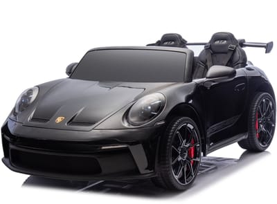 Porsche 911 GT3 24V 2-persoons kinderauto metallic Zwart