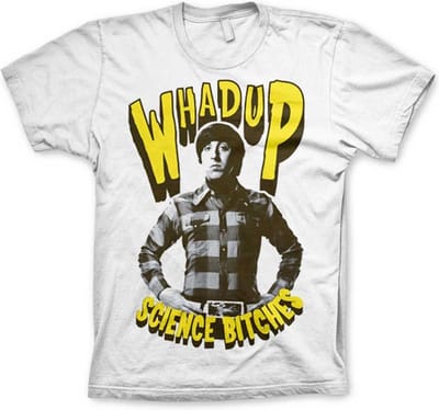 The Big Bang Theory Heren Tshirt -M- Whadup Science Bitches Wit