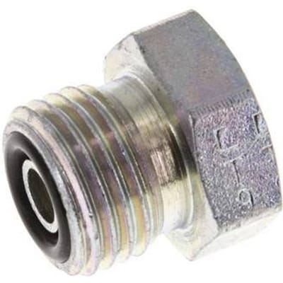 UNF 9/16''-18 Verzinkt Stalen Plug ORFS 630 Bar [2 Stuks]