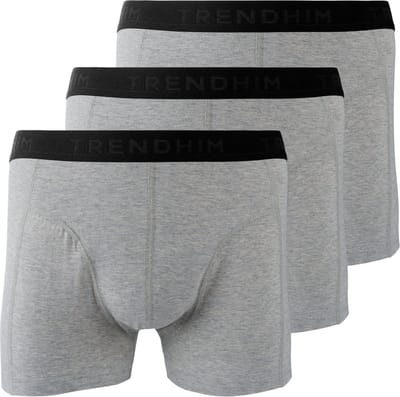 TrueFeel | 3-pack lichtgrijze comfortabele bamboe boxershorts
