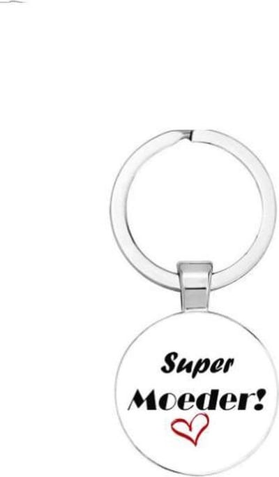Akyol - Super moeder! Sleutelhanger - Mama/Moeder - mama - Leuk kado voor je moeder om te geven - 2,5 x 2,5 CM