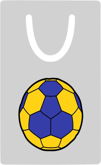 Hacebo® - Korfballer metalen boekenlegger - Korfbal - Korfballers - Balsport - sporten - hooper Bladwijzer boekenleggers - 7.6 cm x 5cm
