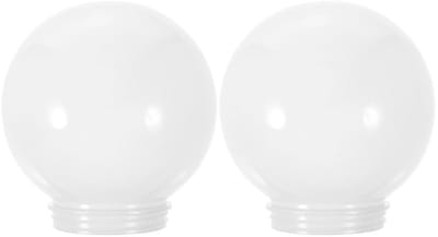 Allecto - Vervanging glazen bollampen - Lampenkap voor kroonluchter - Duurzaam acrylmateriaal - Geschikt voor wandlampen - Eenvoudige stijl - Perfe...