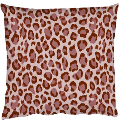 Sierkussens - Kussentjes Woonkamer - 50x50 cm - Luipaard - Patroon - Roze