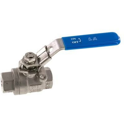 G 1/4 inch 2-Weg RVS Kogelkraan - BL2SH-M-014