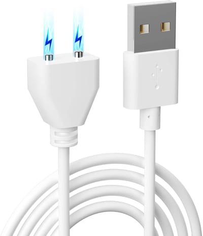Thijox - Magnetische USB DC-oplader kabel vervanging - 2.6 feet witte oplaadkabel voor PC, laptop, oplaadadapters en meer