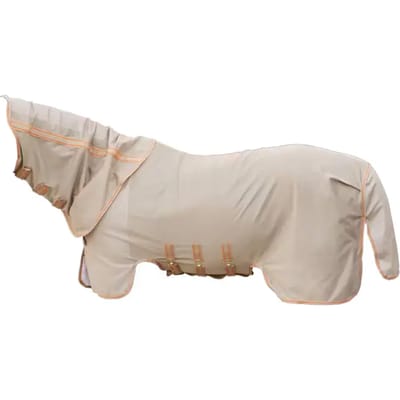 Kentucky Horsewear - Vliegendeken comfort beige/orange 115-5'6