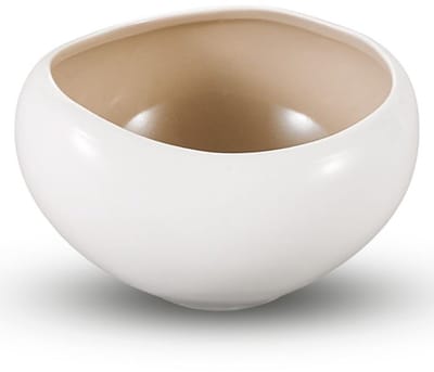 Bricard Barles Kommenset - 6-delig - Wit/Taupe - Ø12,2x11,5x7,6cm