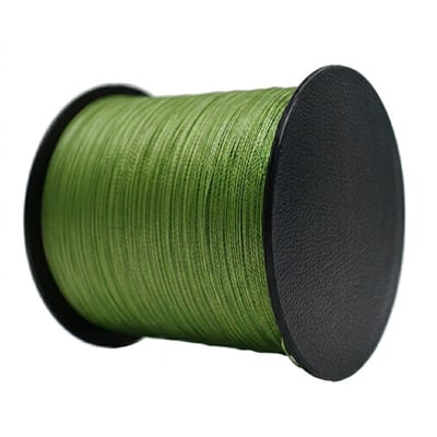 Groene gevlochten vislijn vislijnen unisex 300M 0,28mm 18,14KG multifilament PE lijn 4-strand slijtvast sterke vis draad voor lange worpen