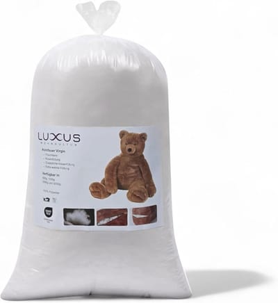 Actie: luxe vulwatten 2 kg, wasbaar en allergievriendelijk, ideaal voor kussens en doe-het-zelfprojecten