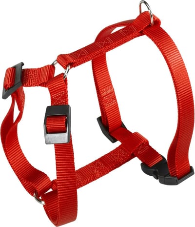 Adori Harnas Nylon Rood - Hondenharnas - M 36-56/44-72x1.5 Cm