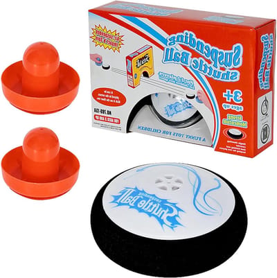 Mini luchthockey - Tafelspel - Spelplezier thuis - Drijvend op lucht - 24 cm - Uniek