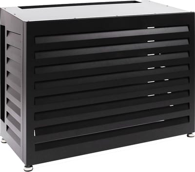 VoorVentilatie Airco omkasting - 100 x 75 x 50 cm - mat zwart